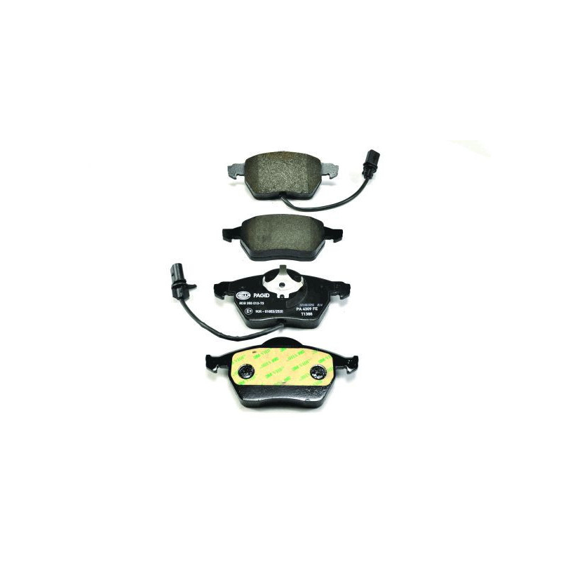 HELLA 8DB 355 010-731 Plaquettes de frein Avant pour