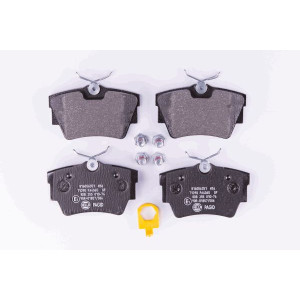 HELLA 8DB 355 010-761 Brzdové platničky Zadné pre