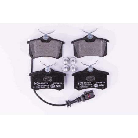 HELLA 8DB 355 010-781 Klocki hamulcowe Tył dla