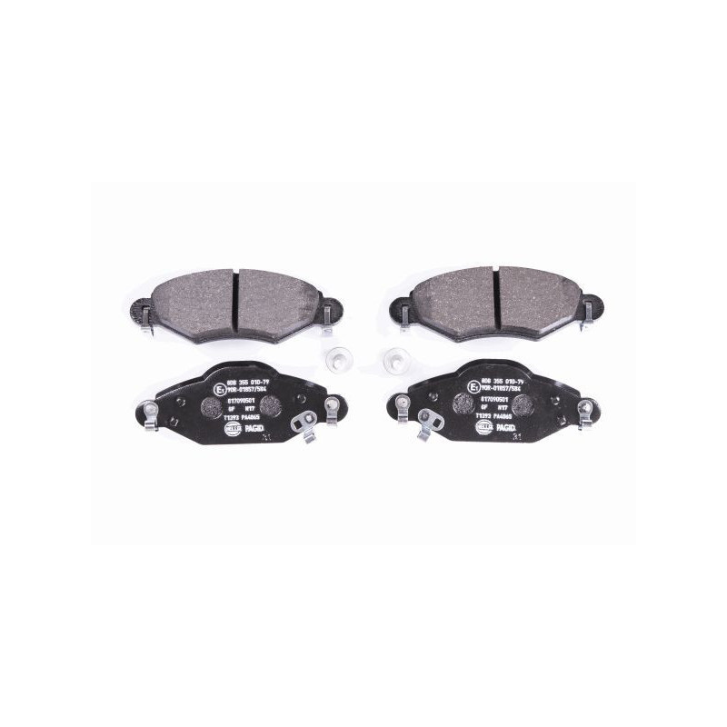 HELLA 8DB 355 010-791 Brzdové destičky Přední pro