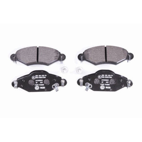 HELLA 8DB 355 010-791 Klocki hamulcowe Przód dla