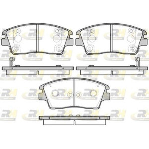 Plaquettes de frein Avant pour Hyundai Tucson KIA Sportage ROADHOUSE 21676.02