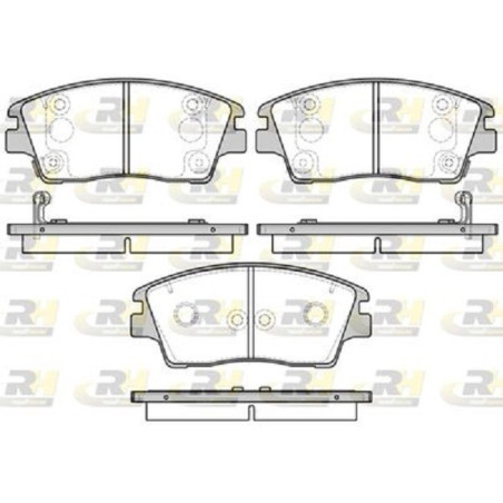Bremsbeläge Vorne für Hyundai Tucson KIA Sportage ROADHOUSE 21676.02
