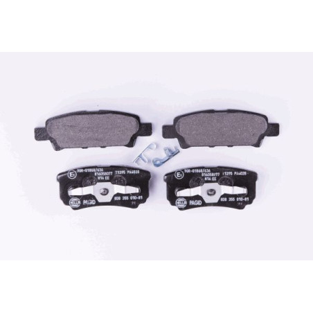 HELLA 8DB 355 010-811 Bremsbeläge Hinten für