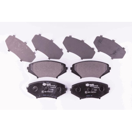 HELLA 8DB 355 010-881 Pastillas de freno Delantero para