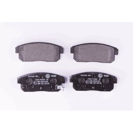 HELLA 8DB 355 010-891 Plaquettes de frein Arrière pour