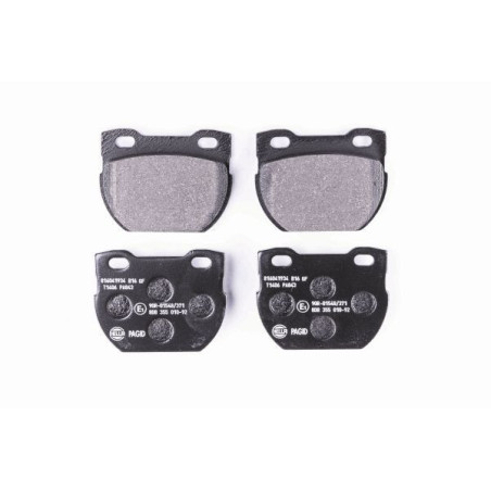 HELLA 8DB 355 010-921 Pastillas de freno Trasero para