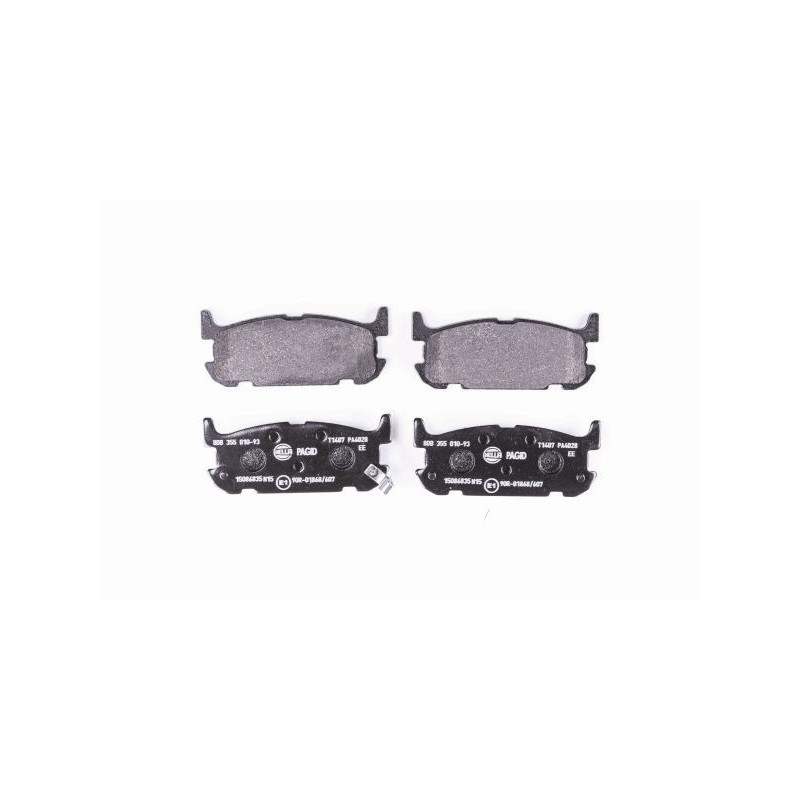 HELLA 8DB 355 010-931 Plaquettes de frein Arrière pour