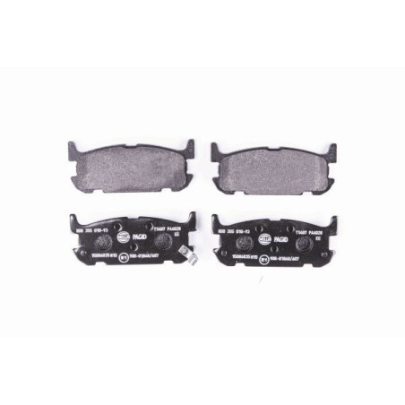 HELLA 8DB 355 010-931 Plaquettes de frein Arrière pour