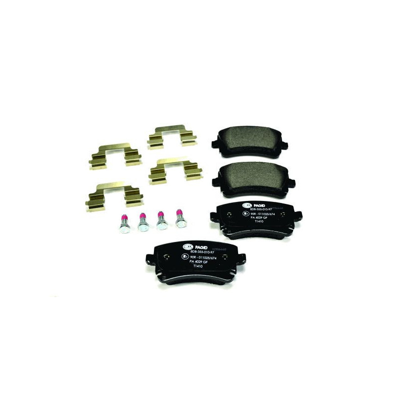 HELLA 8DB 355 010-971 Plaquettes de frein Arrière pour