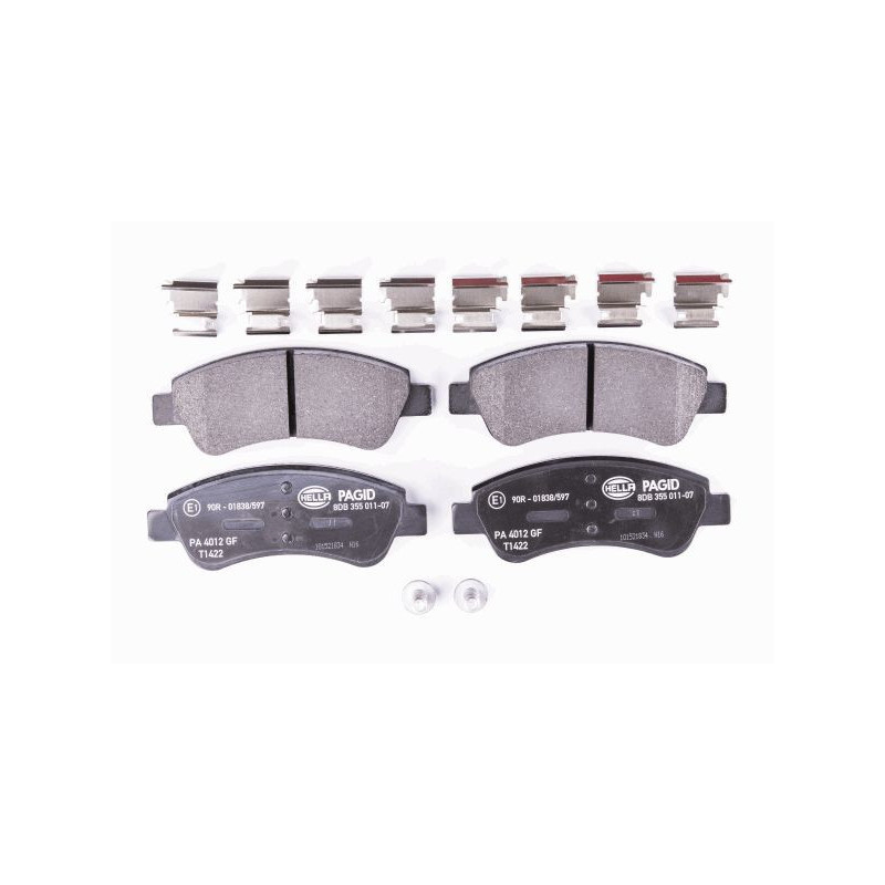 HELLA 8DB 355 011-071 Pastiglie freno Anteriore per