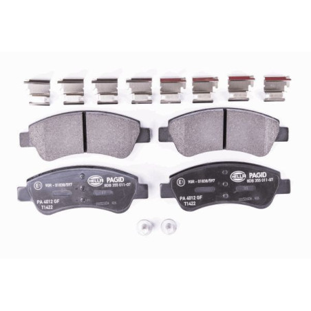 HELLA 8DB 355 011-071 Pastiglie freno Anteriore per