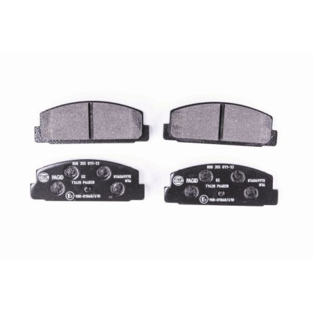 HELLA 8DB 355 011-131 Brzdové platničky Zadné pre