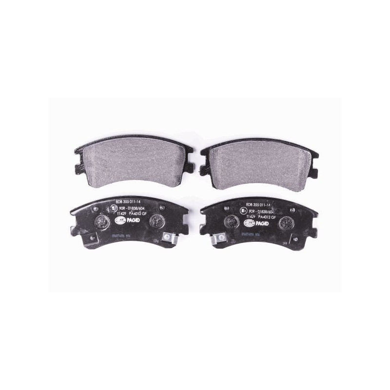 HELLA 8DB 355 011-141 Brzdové destičky Přední pro