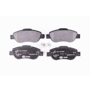HELLA 8DB 355 011-241 Pastillas de freno Delantero para