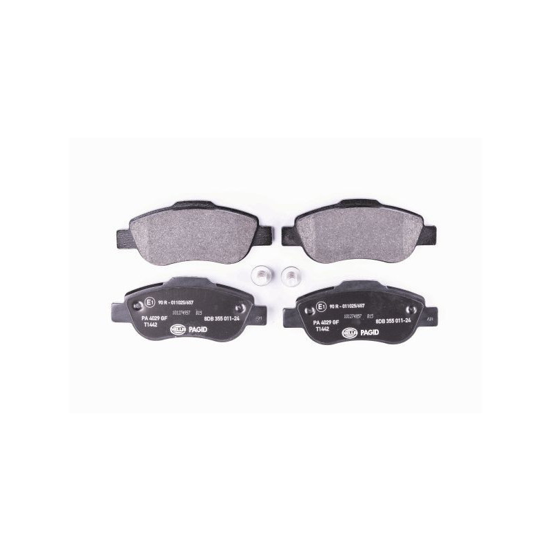 HELLA 8DB 355 011-241 Klocki hamulcowe Przód dla