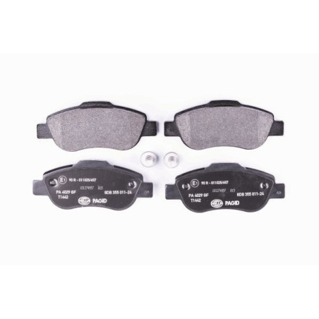HELLA 8DB 355 011-241 Brzdové destičky Přední pro