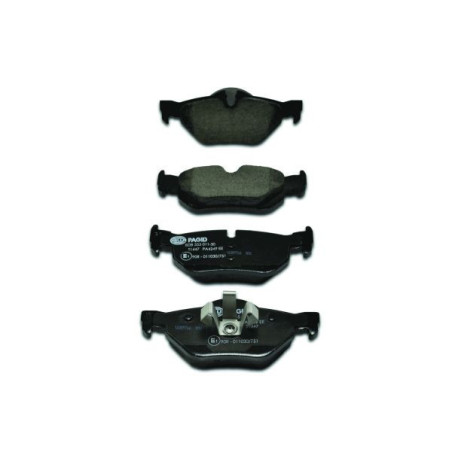 HELLA 8DB 355 011-301 Brake Pads Set Rear for