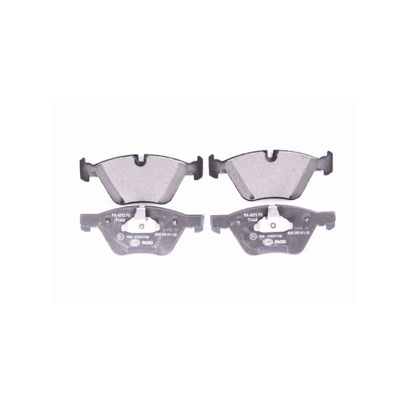 HELLA 8DB 355 011-321 Plaquettes de frein Avant pour