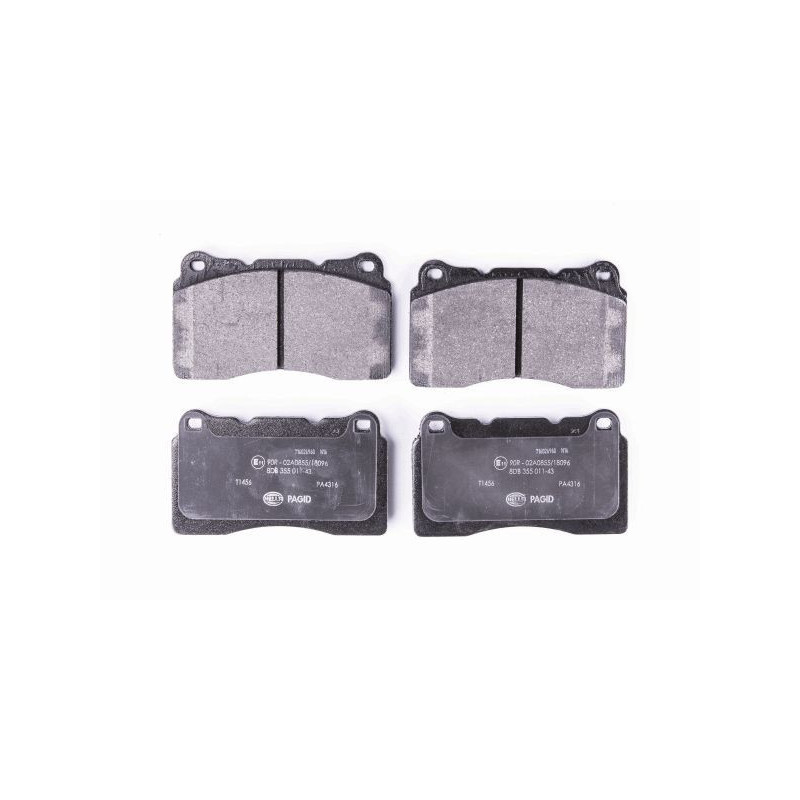 HELLA 8DB 355 011-431 Pastiglie freno Anteriore per