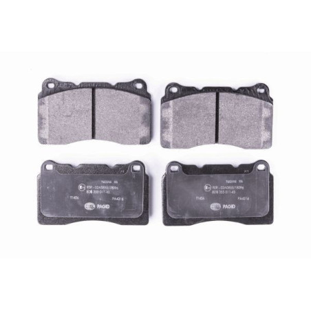 HELLA 8DB 355 011-431 Klocki hamulcowe Przód dla
