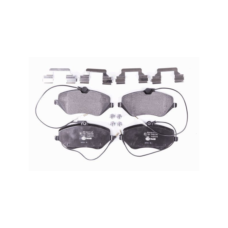 HELLA 8DB 355 011-491 Plaquettes de frein Avant pour