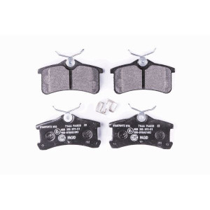 HELLA 8DB 355 011-511 Klocki hamulcowe Tył dla