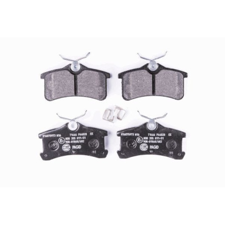 HELLA 8DB 355 011-511 Plaquettes de frein Arrière pour