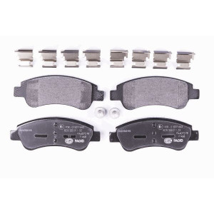 HELLA 8DB 355 011-521 Pastillas de freno Delantero para