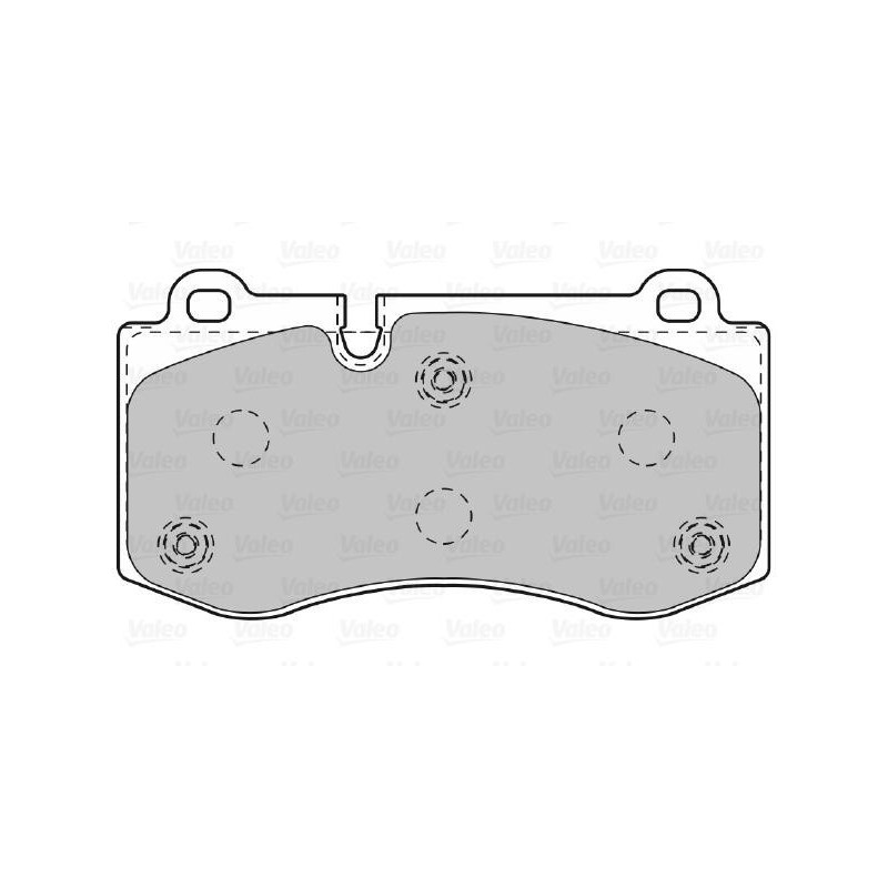 Brake Pads Set Front for Mercedes VALEO 598995