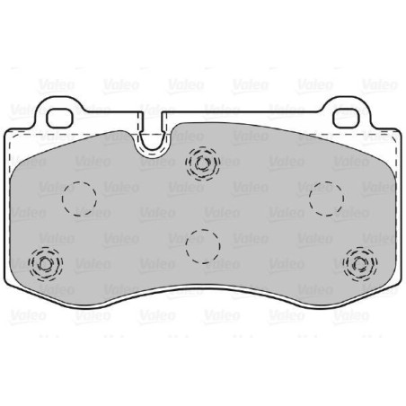 Brake Pads Set Front for Mercedes VALEO 598995