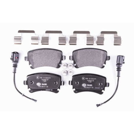 HELLA 8DB 355 011-531 Klocki hamulcowe Tył dla