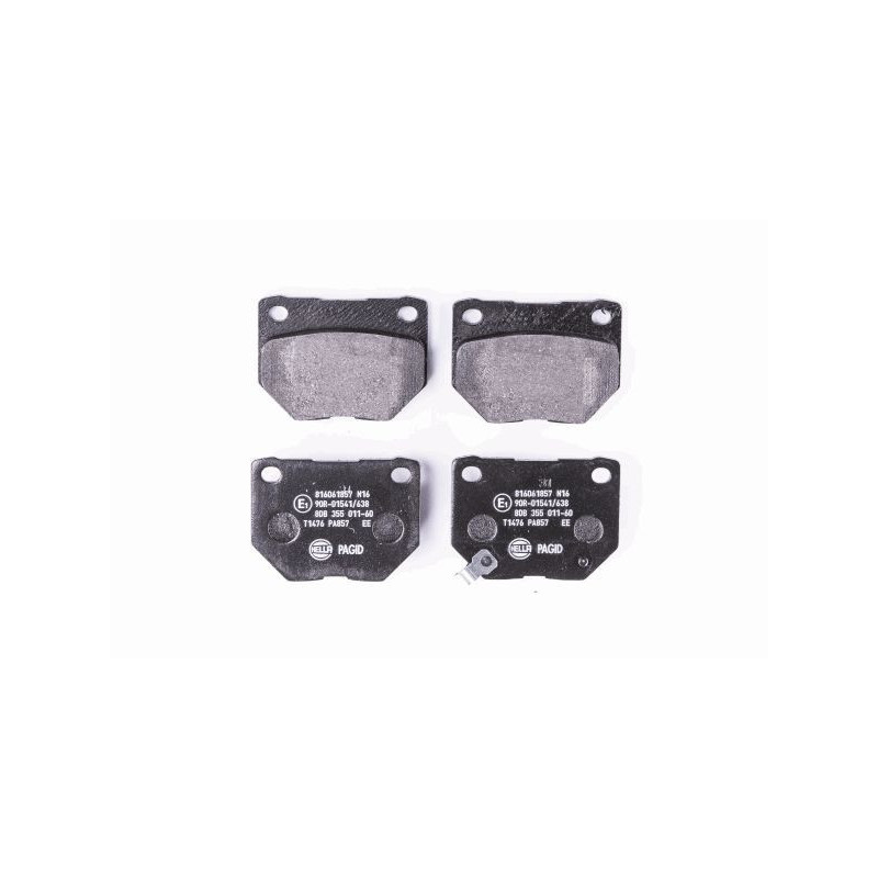 HELLA 8DB 355 011-601 Plaquettes de frein Arrière pour
