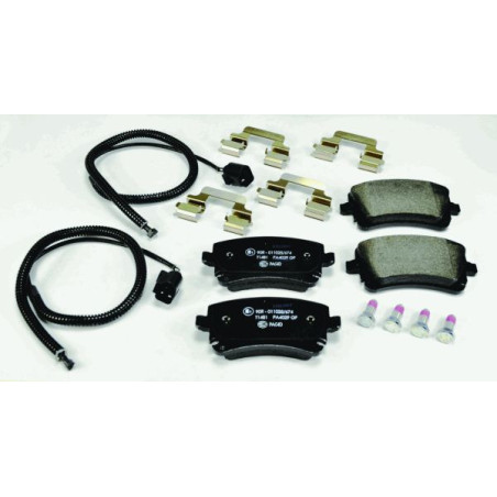 HELLA 8DB 355 011-641 Brzdové destičky Zadní pro