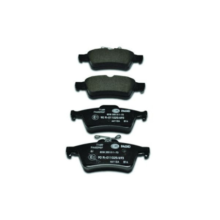 HELLA 8DB 355 011-731 Brake Pads Set Rear for