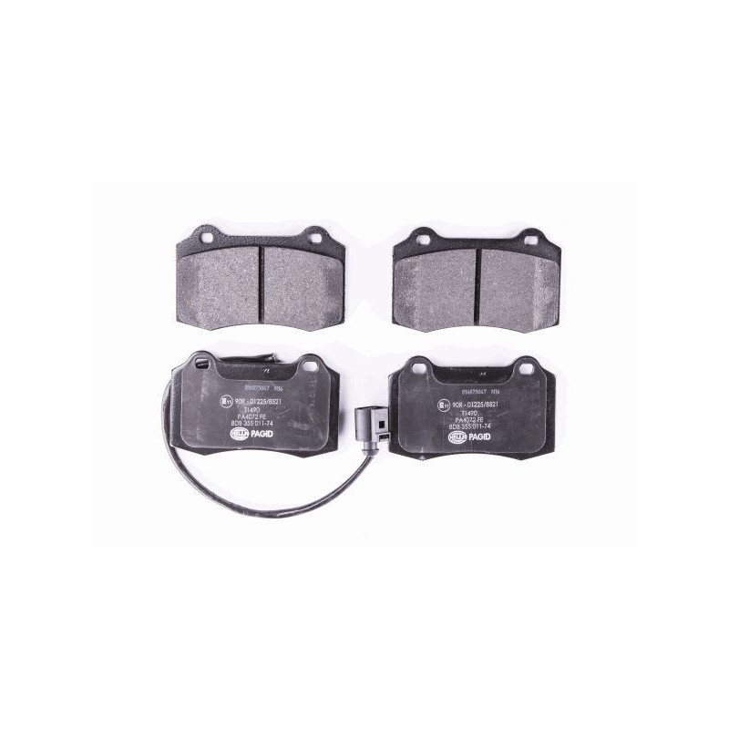 HELLA 8DB 355 011-741 Brake Pads Set Front for