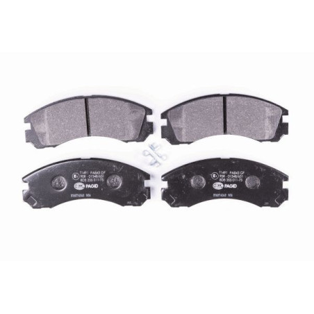 HELLA 8DB 355 011-751 Pastillas de freno Delantero para