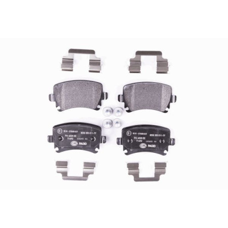 HELLA 8DB 355 011-771 Brzdové platničky Zadné pre