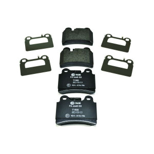 HELLA 8DB 355 011-861 Brzdové platničky Zadné pre