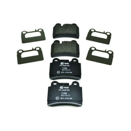 HELLA 8DB 355 011-861 Brake Pads Set Rear for
