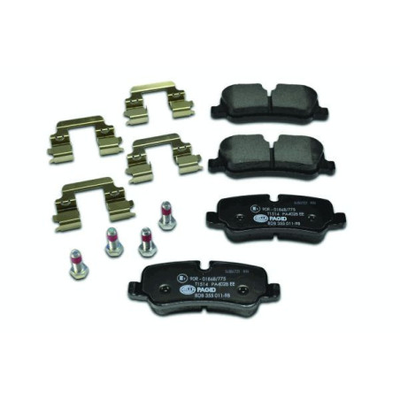 HELLA 8DB 355 011-981 Brake Pads Set Rear for