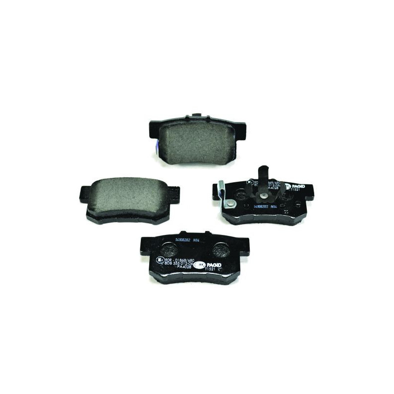 HELLA 8DB 355 012-061 Brzdové platničky Zadné pre