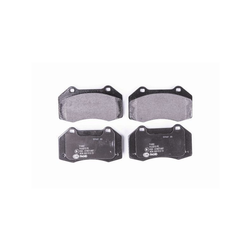 HELLA 8DB 355 012-151 Pastiglie freno Anteriore per