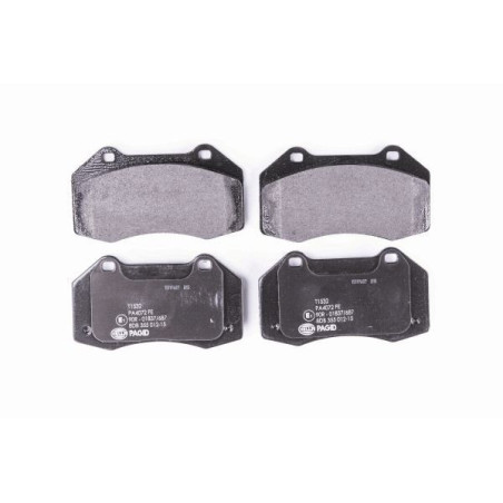 HELLA 8DB 355 012-151 Brzdové platničky Predné pre