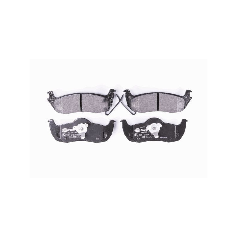 HELLA 8DB 355 012-181 Plaquettes de frein Arrière pour