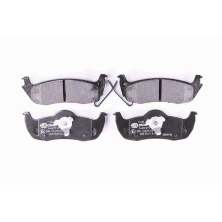 HELLA 8DB 355 012-181 Brzdové platničky Zadné pre
