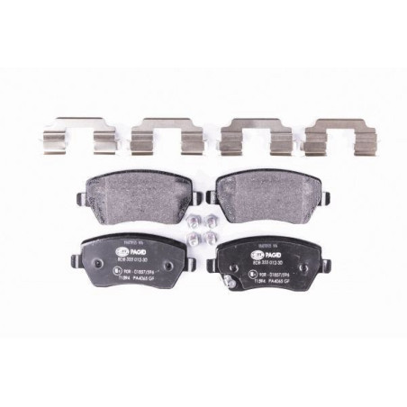 HELLA 8DB 355 012-301 Bremsbeläge Vorne für