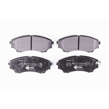 HELLA 8DB 355 012-381 Plaquettes de frein Avant pour