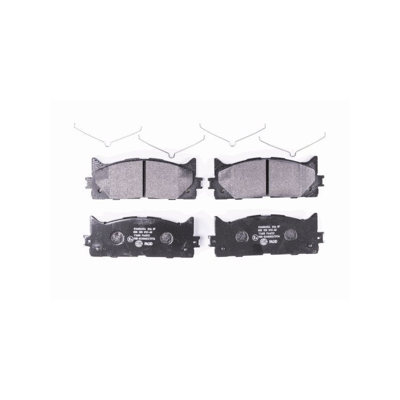 HELLA 8DB 355 012-401 Plaquettes de frein Avant pour