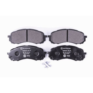 HELLA 8DB 355 012-451 Brzdové platničky Predné pre